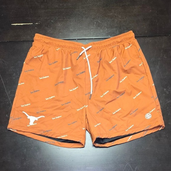 Dyme Lyfe Other - Dyme Lyfe Texas Longhorns Burnt Orange Swim Trunks Mens XL All Over Print Shorts